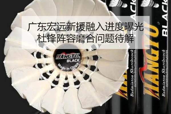 广东宏远新援融入进度曝光 杜锋阵容磨合问题待解 | c7c7app